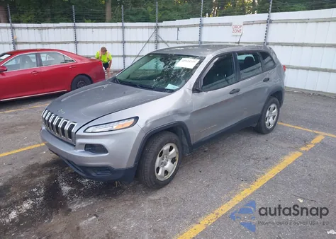 2015 Jeep Cherokee Sport из США, поврежденный, VIN 1C4PJMAB7FW682805